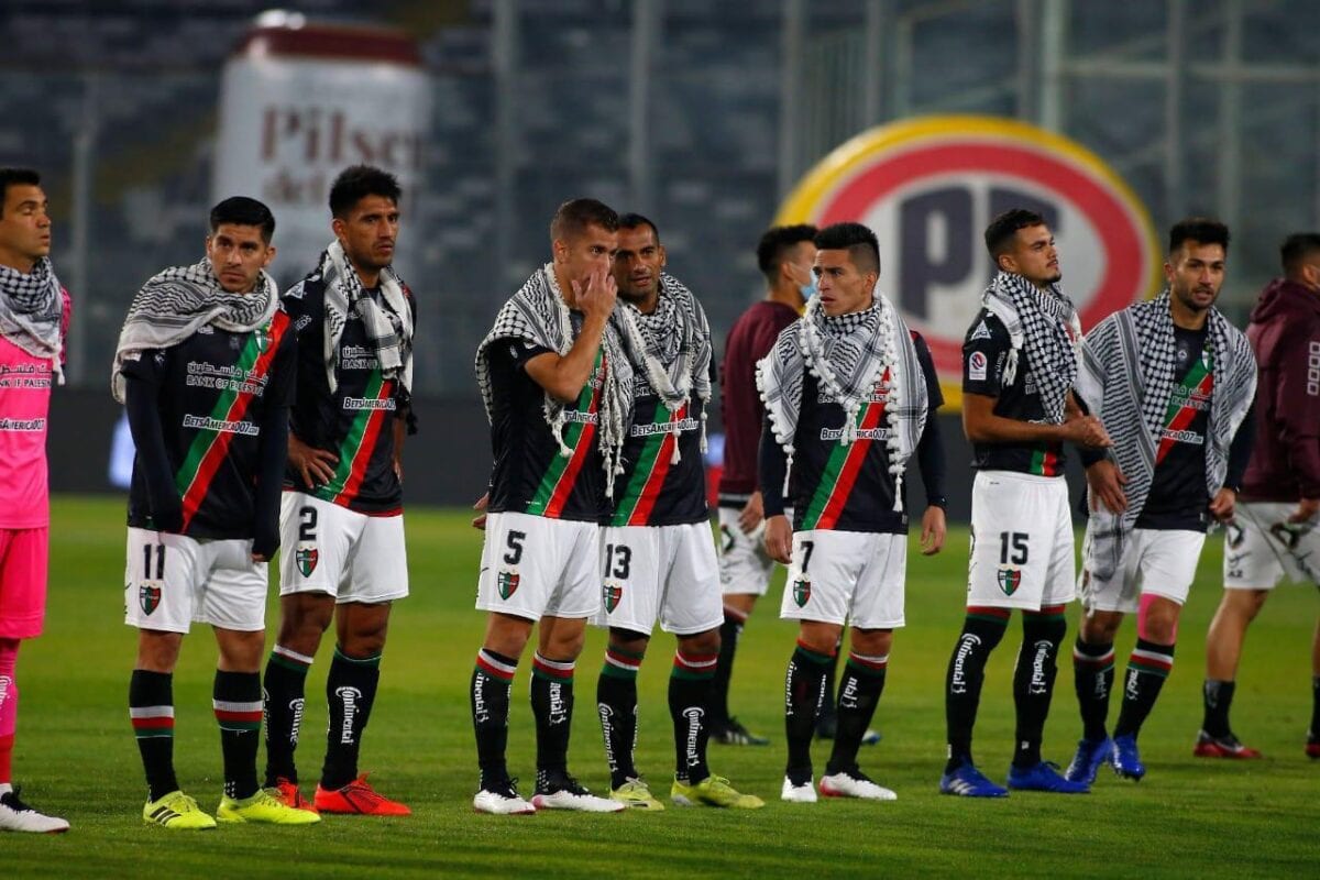 Club Deportivo Palestino, Chile Palestina Solidaridad En La Cancha De Fútbol
