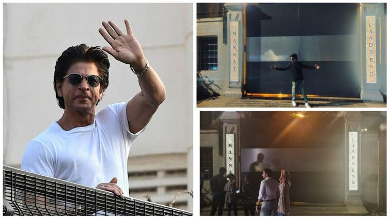 El bungalow de Shah Rukh Khan, Mannat, recibe una nueva placa y puerta de 'diamante', los fanáticos lo muestran como tendencia en Twitter