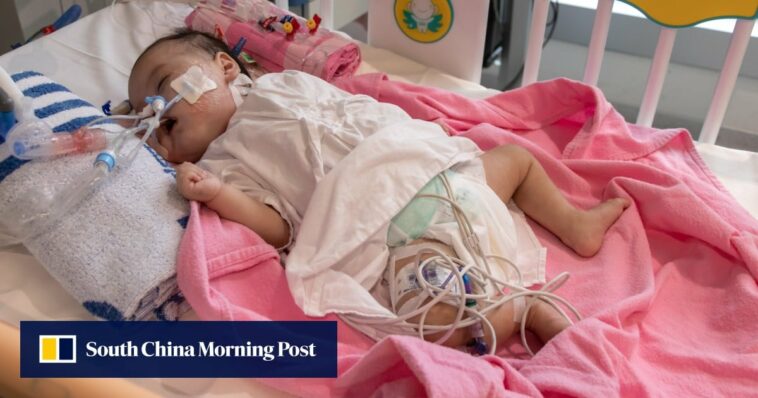 Madre de Hong Kong espera que un donante de corazón 'milagroso' salve la vida de su bebé Cleo