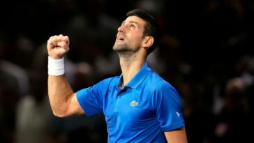 Masters de París: Novak Djokovic, Auger-Aliassime continúan ganando, Alcaraz se retira lesionado