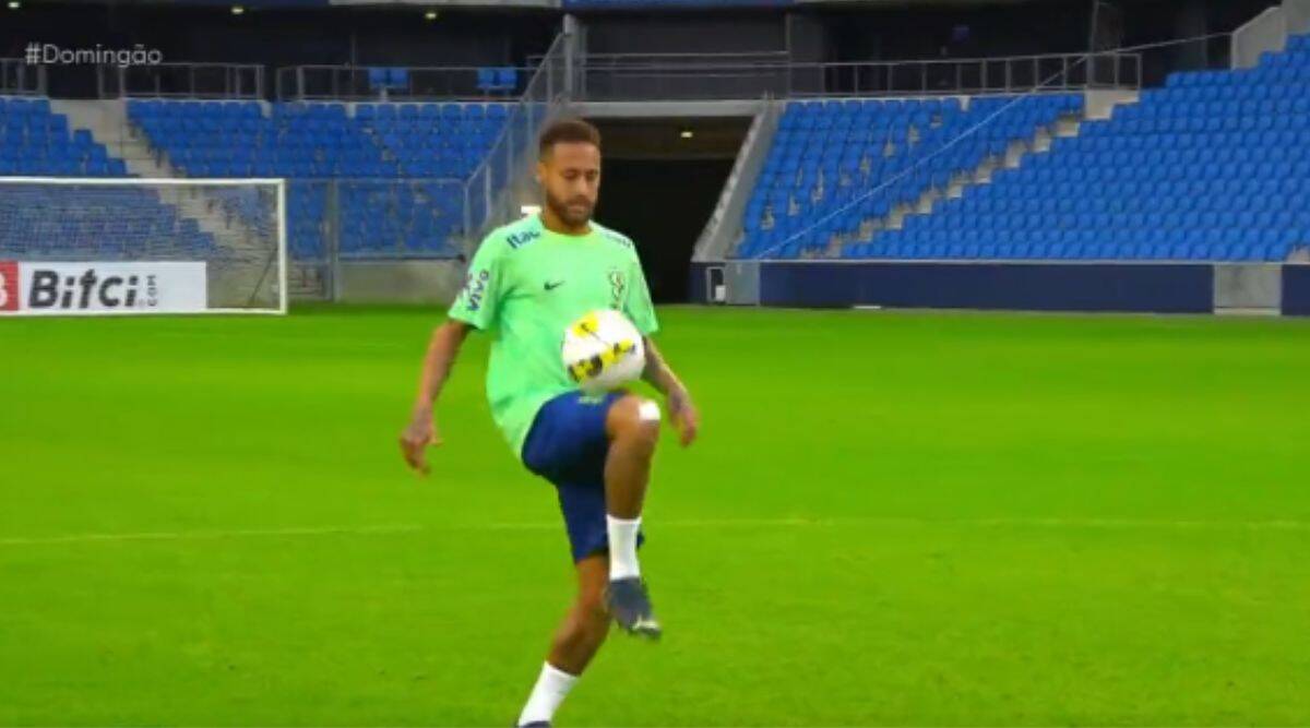 Mira: La trampa perfecta de Neymar de un balón que cae del cielo
