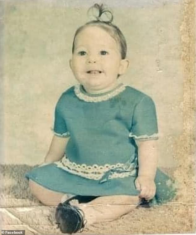 Melissa Highsmith (en la foto) fue secuestrada por una niñera en 1971 cuando solo tenía 22 meses.