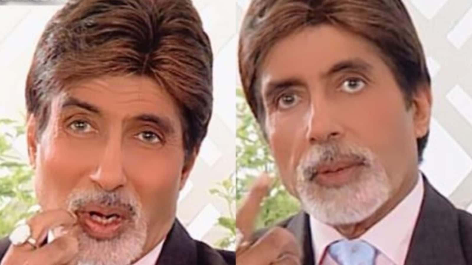 Simi Garewal comparte divertidas imágenes de BTS de Amitabh Bachchan diciéndole al camarógrafo qué hacer si se hurga la nariz
