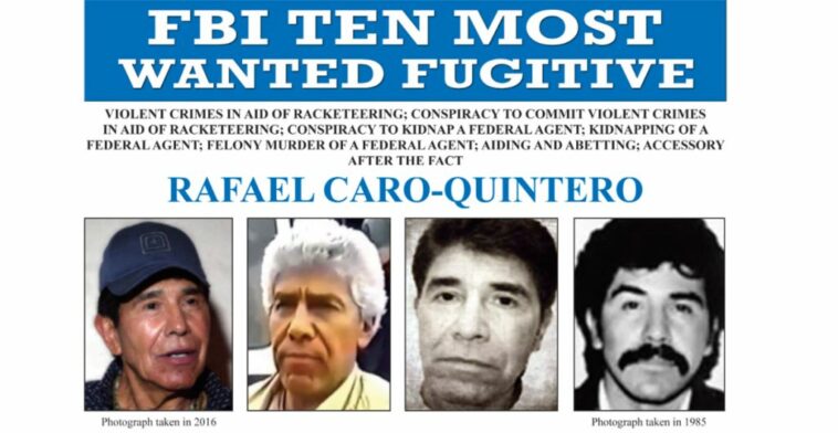 Tribunal mexicano autorizó a EE.UU. a incautar bienes del narcotraficante Rafael Caro Quintero