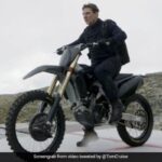 No Mission Is Impossible For Tom Cruise. Watch Him Riding Off A Cliff