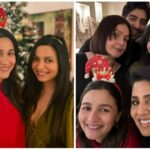 Alia Bhatt brilla más, Ranbir Kapoor lo mantiene simple en la cena de Navidad con la familia, vea la decoración