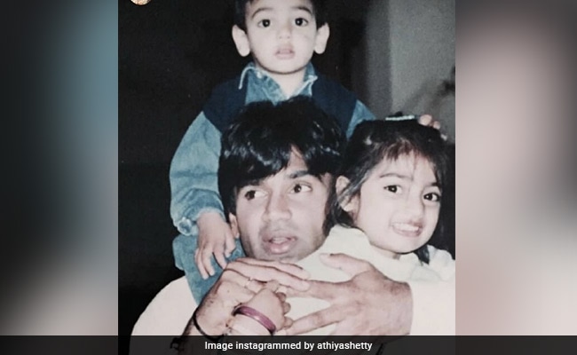 Athiya And Ahan In A Major Throwback With Dad Suniel Shetty