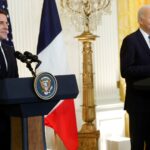 Biden y Macron reafirman su asociación y apoyo a Ucrania en conferencia de prensa conjunta en la Casa Blanca