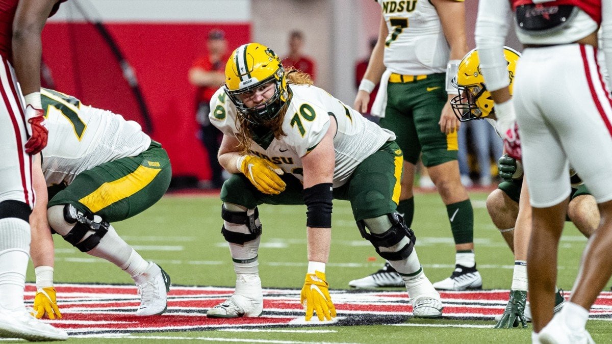  Cody Mauch, OT, Estado de Dakota del Norte |  Informe de exploración del draft de la NFL
