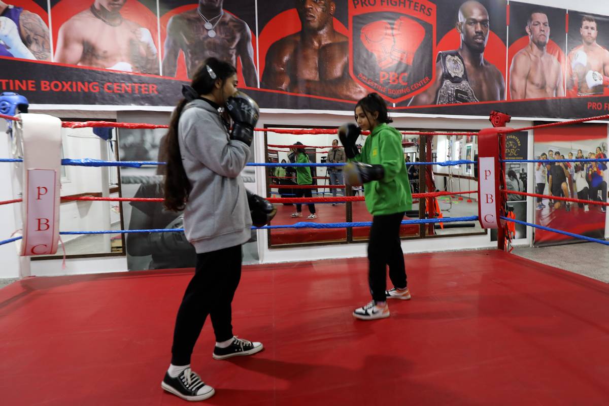 'Defender los derechos de las mujeres al boxeo', dicen los palestinos
