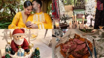 Dentro de la 'primera Navidad' de ensueño del hijo de Sonam Kapoor, Vayu, con su familia, pastel de Papá Noel, árboles brillantes y más