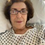 Edwina pasó 10 días en el hospital después de que el pastor alemán la embistiera y le rompiera la cadera
