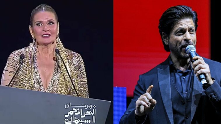 El actor egipcio Yousra conmovido por las palabras de Shah Rukh Khan para ella en el Festival de Cine del Mar Rojo, dice que es 'amado por una razón'