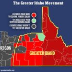 Once condados del este de Oregón han votado a favor de unirse a Idaho hasta el momento.  El condado de Wallowa será el último en adoptar la medida, dejando cuatro más en el plan del Gran Idaho