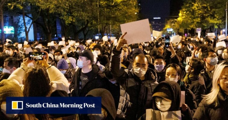 El líder chino dice que los "estudiantes frustrados" de la UE están detrás de las protestas de Covid