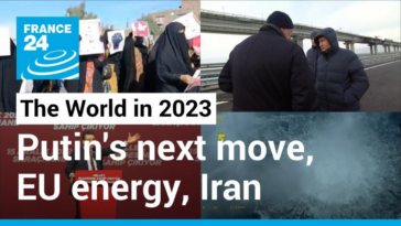 El mundo en 2023: la invasión rusa de Ucrania, la lucha energética de Europa, las protestas de Irán, los votos de Turquía