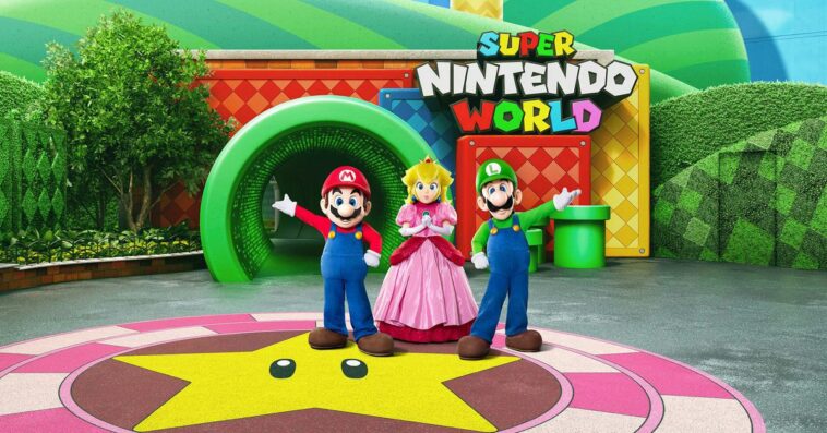 El primer Super Nintendo World de EE. UU. abre sus puertas el 17 de febrero