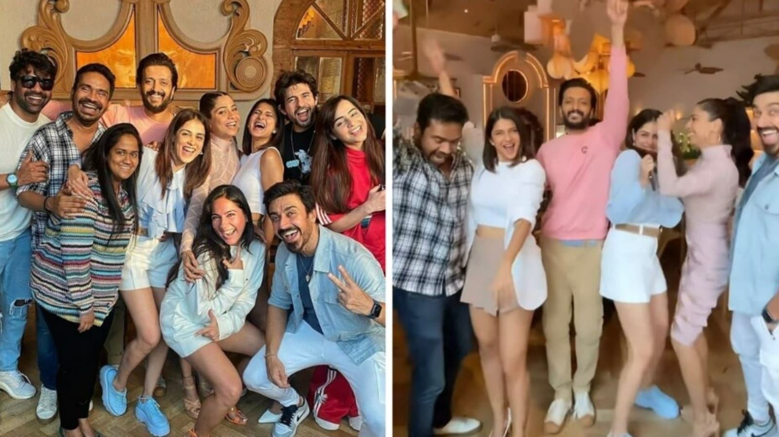 Fotos internas de la fiesta de cumpleaños de Riteish Deshmukh con Genelia Deshmukh, Arpita Khan, Jennifer Winget y otros
