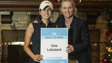Inspirado por la carrera de la Copa Mundial de Marruecos, Laklalech ocupa el lugar de la LPGA