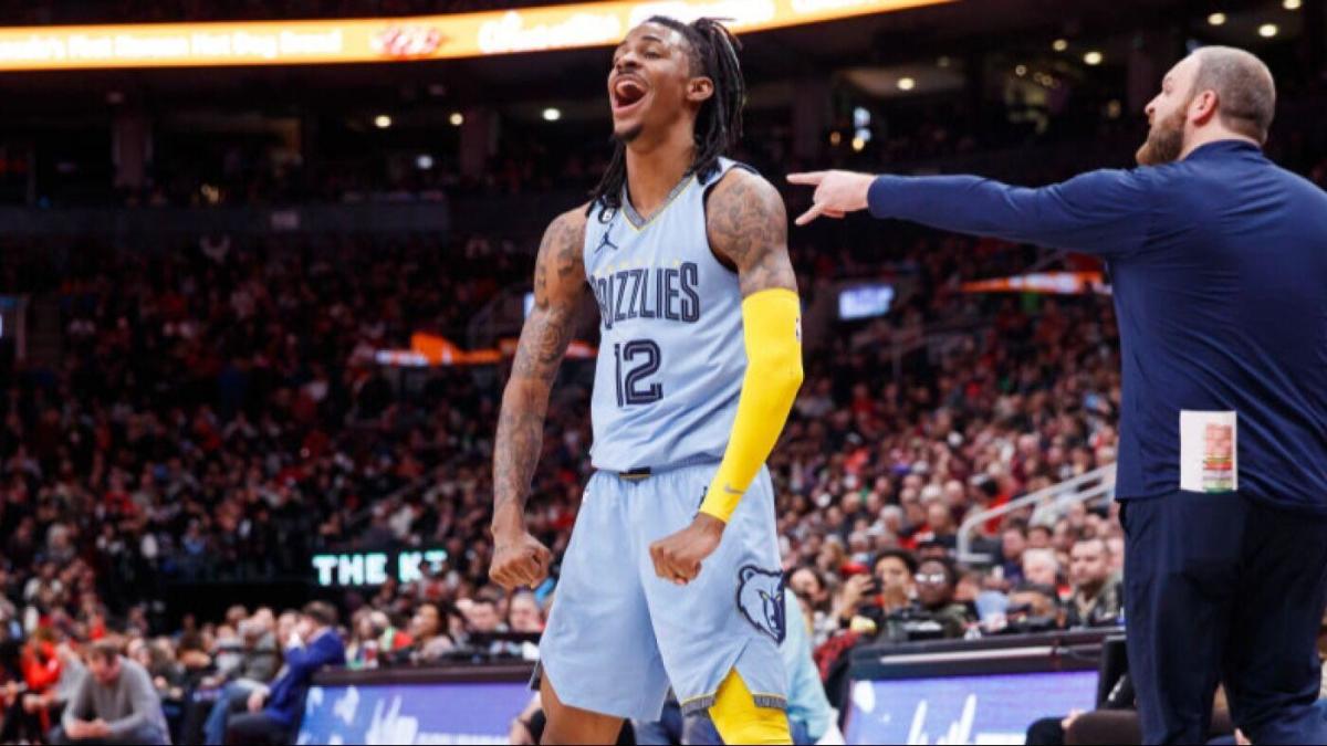 Ja Morant de los Grizzlies logra 17 asistencias, el máximo de su carrera, en la victoria sobre los Raptors
