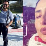 Kareena Kapoor felizmente hace pucheros mientras va a esquiar con su 'hombre' Saif Ali Khan en Suiza