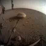 La NASA compartió una foto de Insight el martes (en la foto), diciendo que esta podría ser la última imagen del módulo de aterrizaje de Marte porque sus baterías no se estaban cargando.
