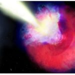 Los científicos rastrearon un estallido de radiación de alta energía, llamado estallido de rayos gamma, hasta la fusión de dos estrellas de neutrones y una explosión llamada kilanova que resultó de la colisión cósmica.