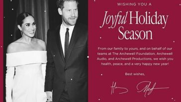 El duque y la duquesa han compartido su mensaje festivo anual, deseando a todos