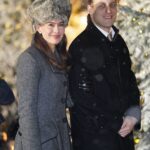 Lady Sophie (izquierda) se casó con el hijo del duque de Kent, Lord Frederick Windsor (derecha), en 2009, y verá a su familia más tarde.