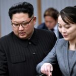 En la imagen: el líder norcoreano Kim Jong Un y su hermana Kim Yo Jong
