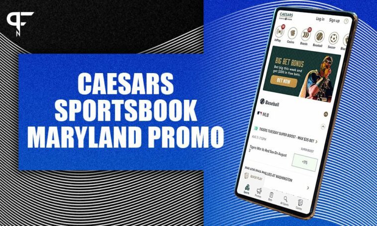La promoción Caesars Sportsbook Maryland obtiene la mejor bonificación de la aplicación
