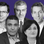 Bank CEOs Hanan Friedman, Leumi, Moshe Lary, Mizrahi Tefahot, Dov Kotler, Hapoalim, Smadar Barber-Tsadik, FIBI. Uri Levin, Discount