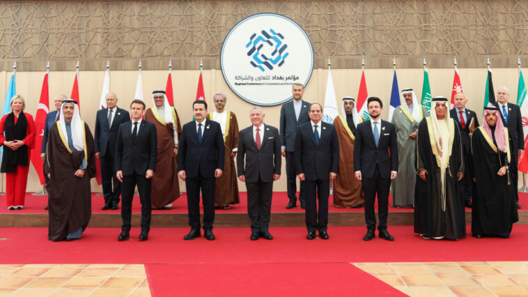 Líderes de Medio Oriente y Europa se reúnen en Jordania para discutir seguridad en Irak