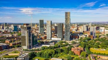Manchester (foto de archivo) ocupó el primer lugar como la ciudad más generosa del país, reveló GoFundMe