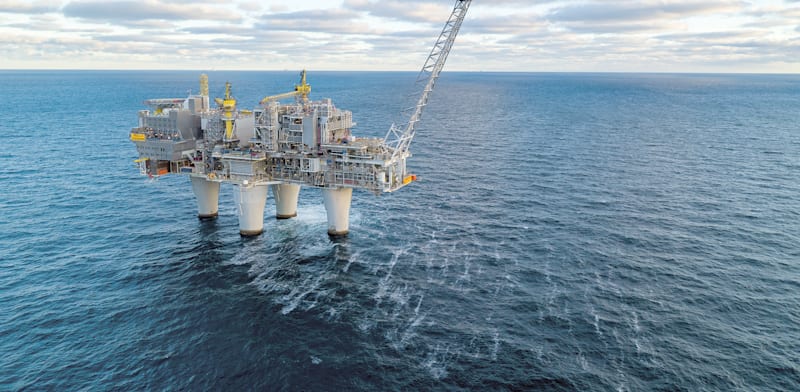 Norwegian offshore gas rig credit: Reuters ABACA