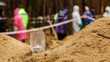 Otro sitio de entierro masivo encontrado en áreas desocupadas de la región de Kherson