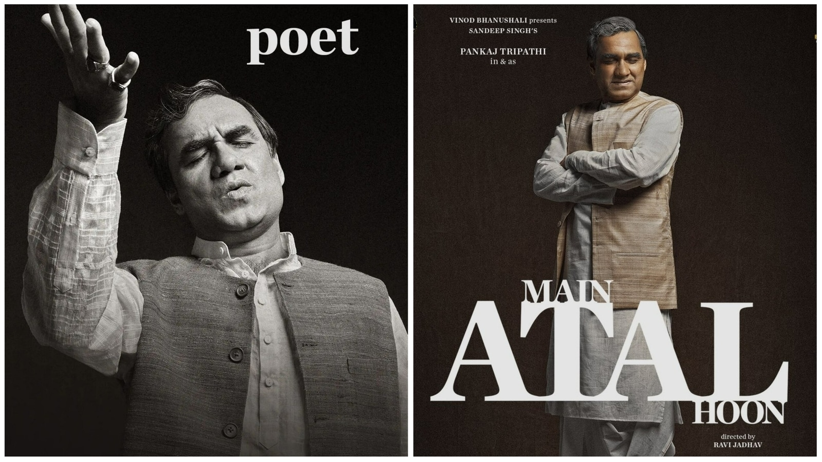  Pankaj Tripathi revela un look mientras Atal Bihari Vajpayee de Main Atal Hoon dice: 