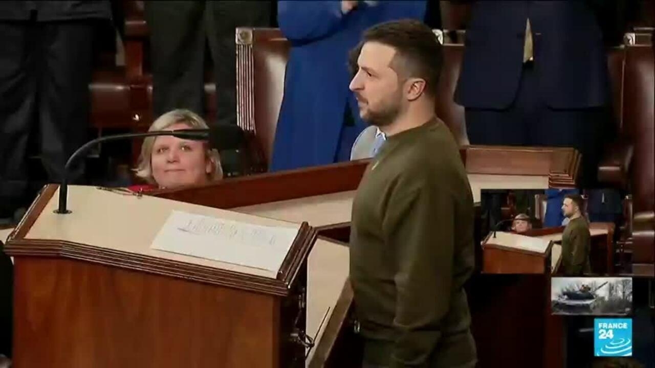 REPETICIÓN: El presidente ucraniano Zelensky se dirige al Congreso de EE. UU. mientras la guerra continúa
