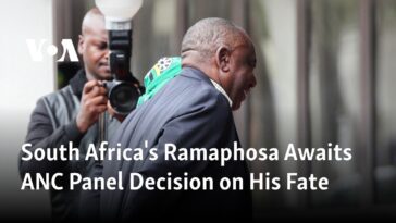 Ramaphosa de Sudáfrica espera la decisión del panel del ANC sobre su destino