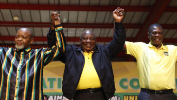 Ramaphosa de Sudáfrica reelegido como líder del partido gobernante ANC