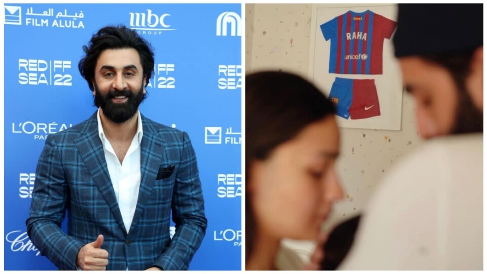  Ranbir Kapoor muestra cómo pronunciar el nombre de su hija Raha.  Reloj
