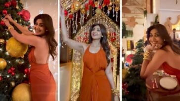 Shilpa Shetty adorna su restaurante de Mumbai para Navidad, comparte video.  Reloj
