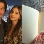 Suhana Khan comparte fotos del diario de actuación regalado por papá Shah Rukh Khan, él le deja un dulce comentario