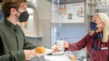 Tazas de porcelana y amp;  Menú vegano: Deutsche Bahn se vuelve elegante con un plan de reducción de residuos