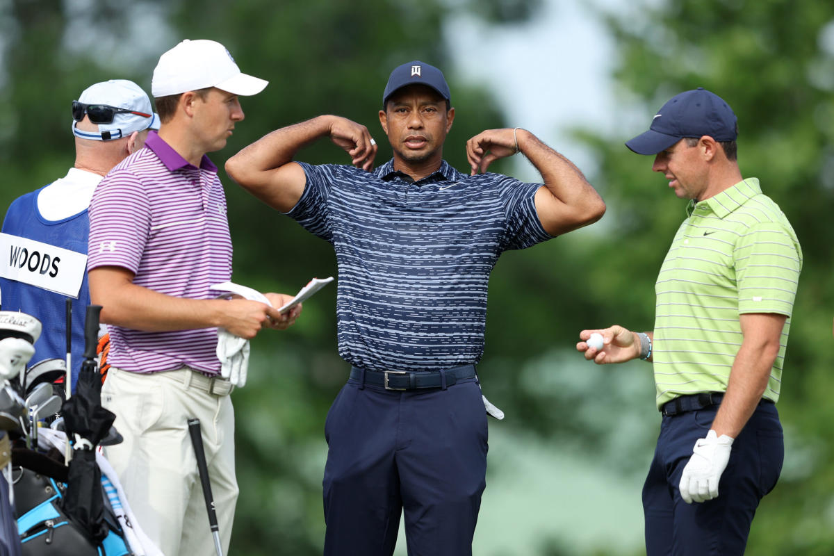 Tiger Woods, Rory McIlroy, Jordan Spieth, Justin Thomas demasiado amigables antes de The Match
