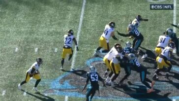'Todos fueron 11 muchachos': Dan Moore Jr. acredita toda la ofensiva por el éxito del juego terrestre contra Panthers - Steelers Depot