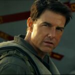 Tom Cruise as Pete Mitchell in Top Gun: Maverick