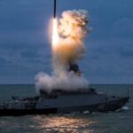 Tres portamisiles rusos listos para el combate en el Mar Negro
