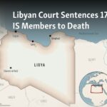 Tribunal libio condena a muerte a 17 exmiembros del EI
