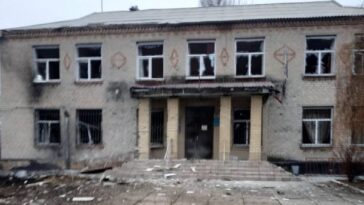 Tropas rusas bombardeando la región de Donetsk desde la noche.  Hospital en Avdiivka dañado
